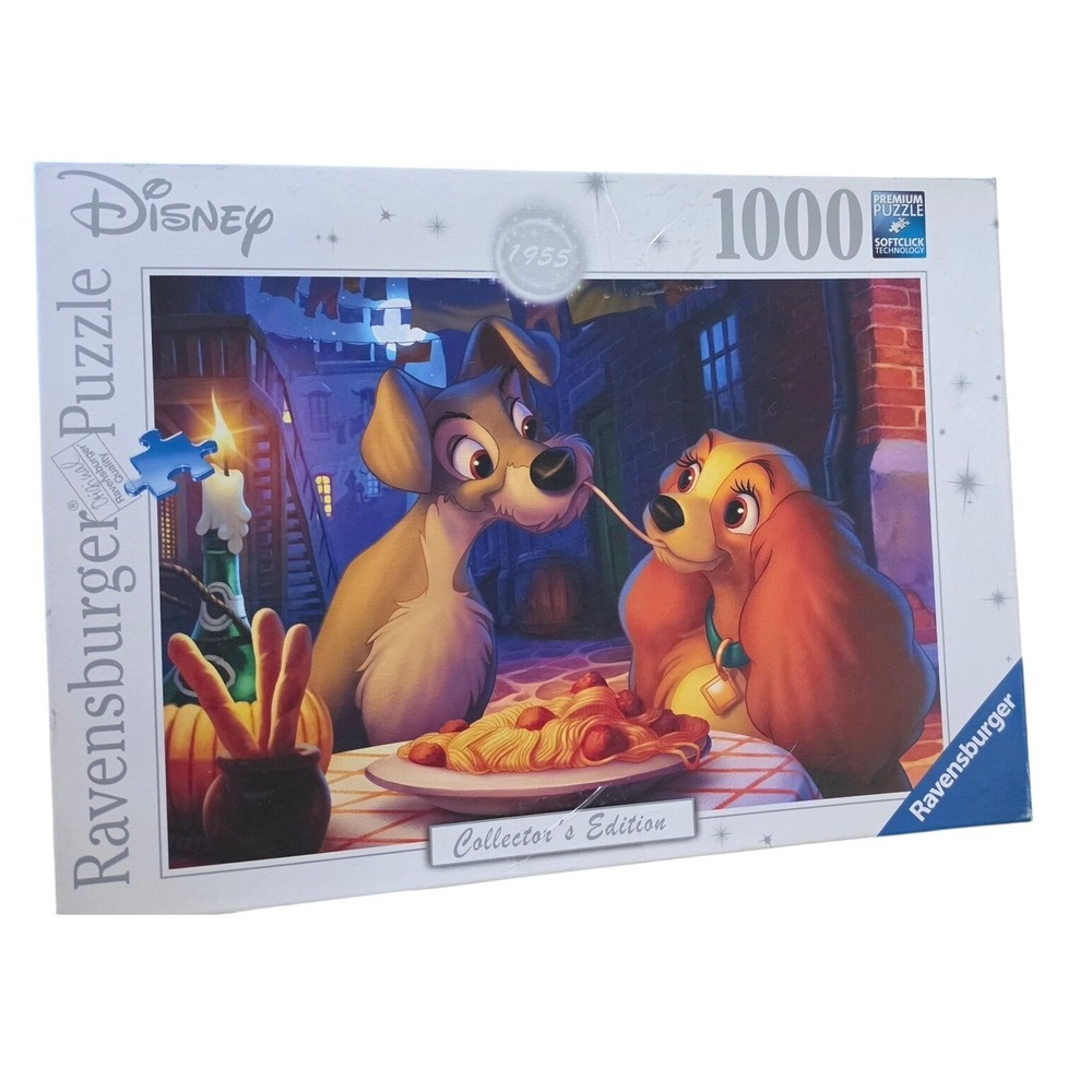 Ravensburger Disney Lady and the Tramp 1000 Piece Puzzle Collector Edition 13972